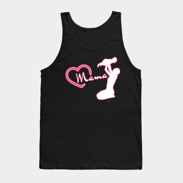 Mama - Mother with Baby Tank Top by DePit DeSign